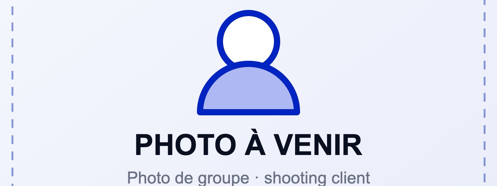 Emplacement réservé — photo de groupe de l’équipe à venir