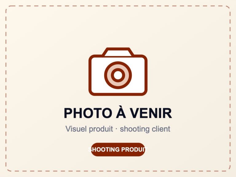 Emplacement réservé — photo produit à venir